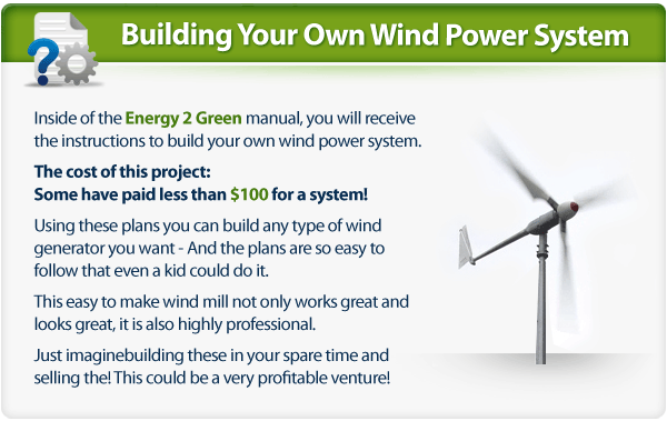 is asimilar wind power system to what you could make, following Energy 